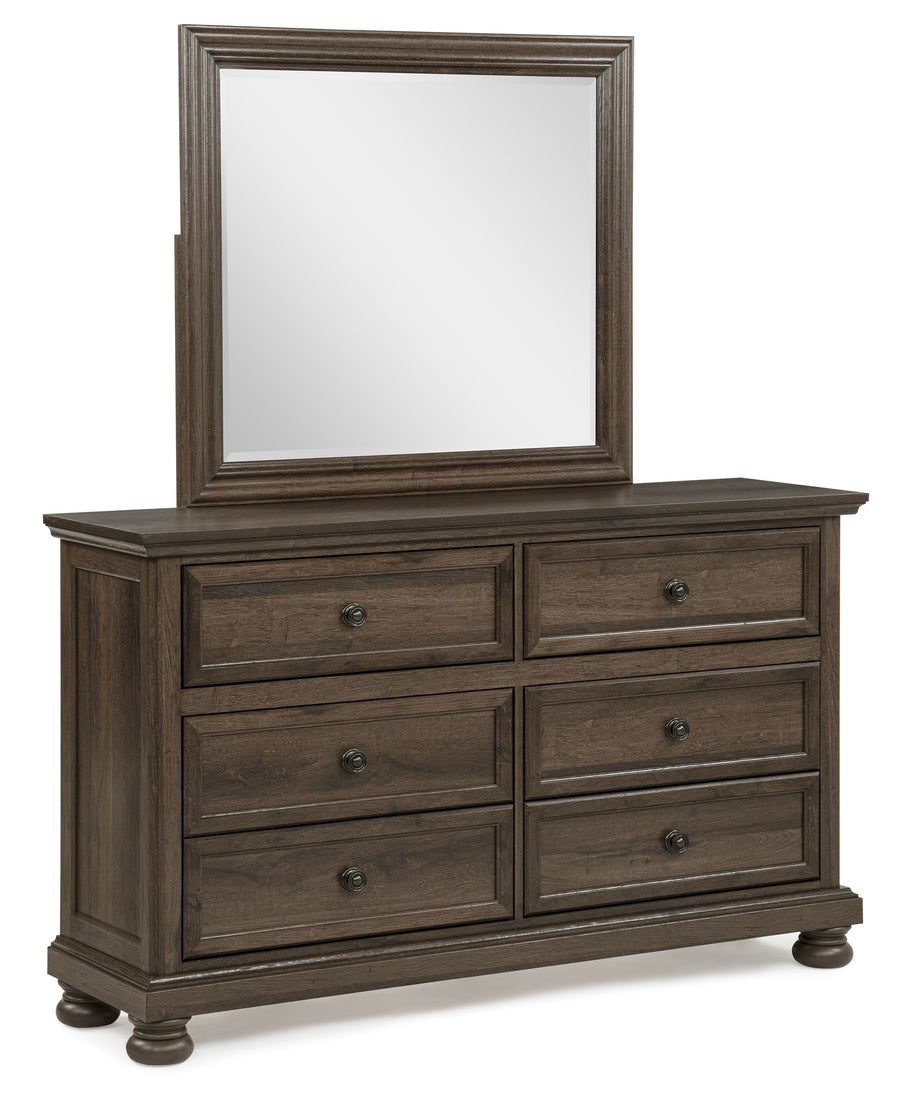 Claribelle Brown Storage Sleigh Bedroom Set B1810