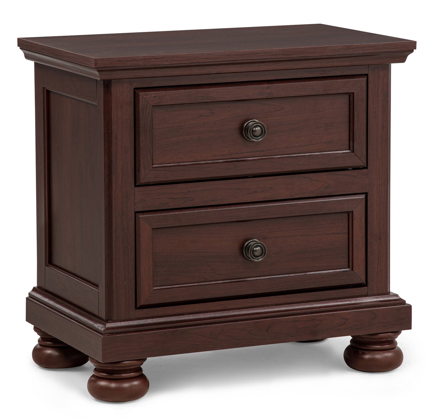 Claribelle Cherry Storage Sleigh Bedroom Set B1800