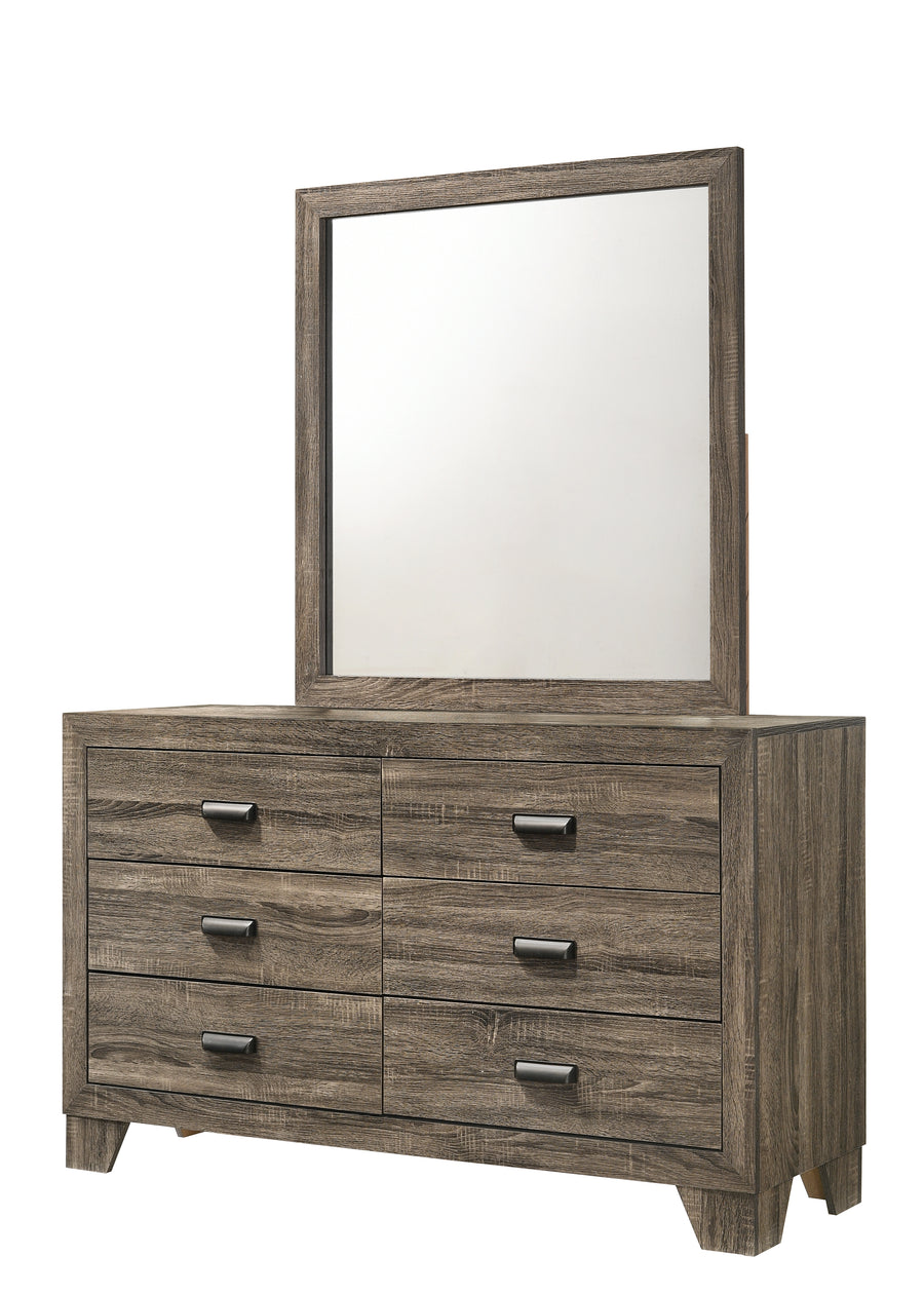 Millie Brownish Gray Upholstered Bedroom Set B9205