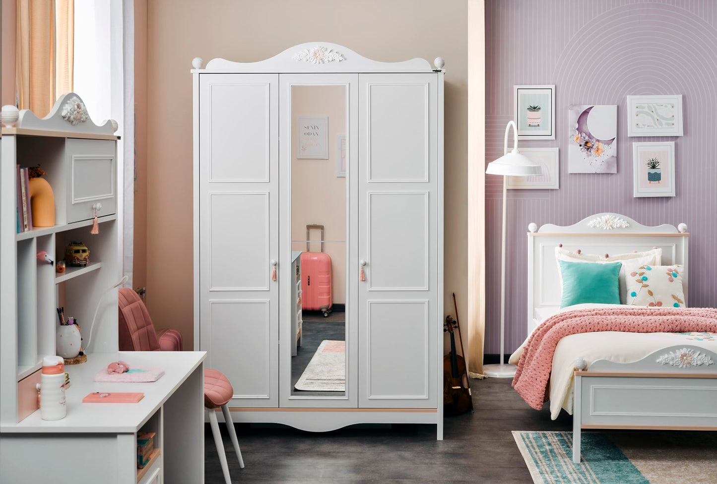 Alya 3 Door Wardrobe