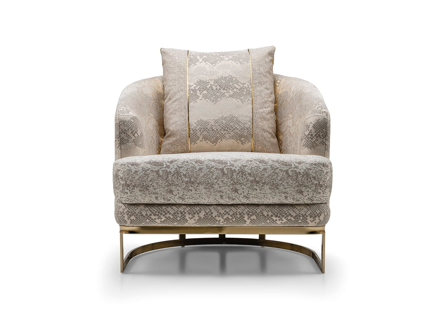Monza 3-pieces (Sofa & Loveseat & Chair) Livingroom Set Cream