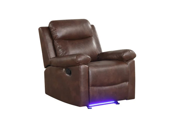 Isabel Brown Leather Reclining Set