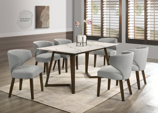 Cava30 Grey 7pc Dining Room Set