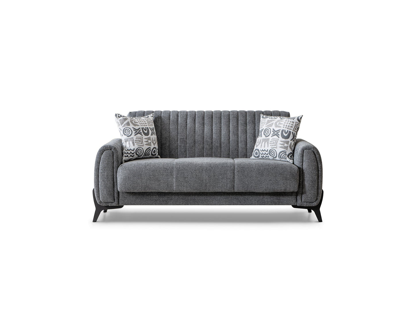 Palermo 3-pieces (Sofa & Loveseat & Chair) Livingroom Set Grey
