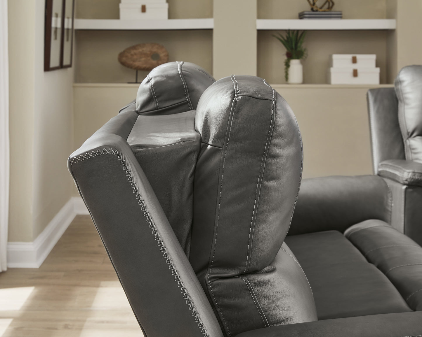 Bleckley Anchor POWER/TOP GRAIN LEATHER Reclining Sofa andLoveseat| PCU1200015