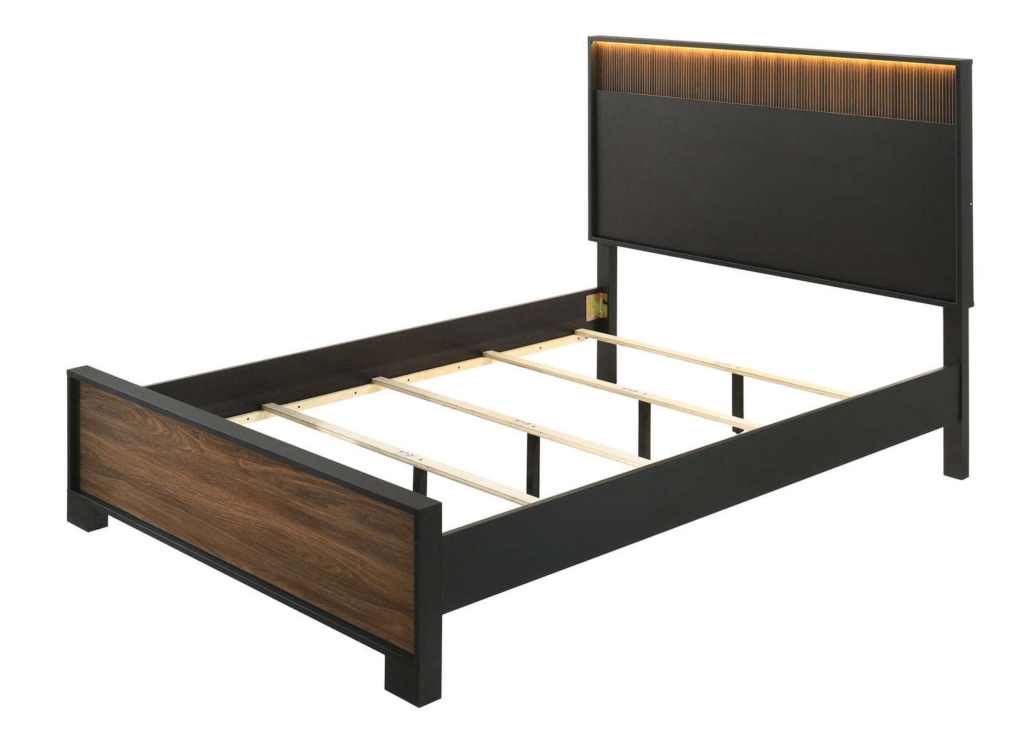 Nemy Brown LED Panel Bedroom Set B6950