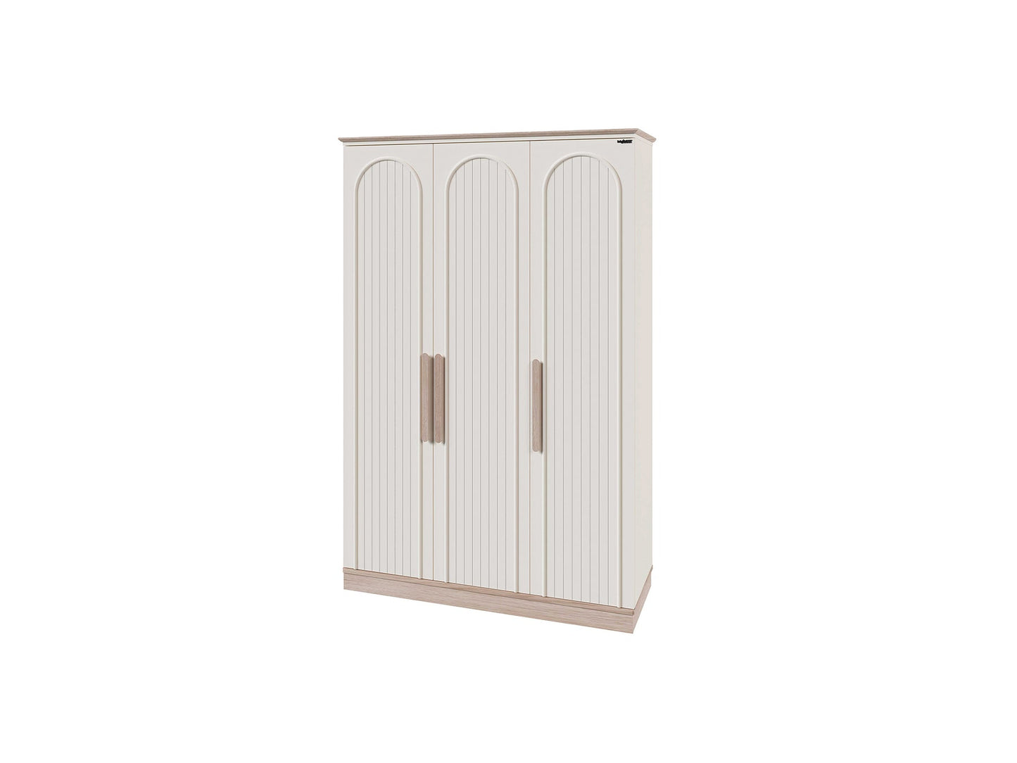 Bohemsoft 3 Door Wardrobe