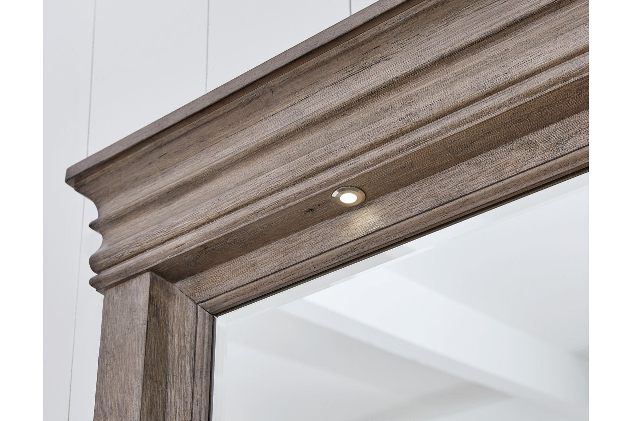 Blairhurst Light Grayish Brown Panel Bedroom Set B916