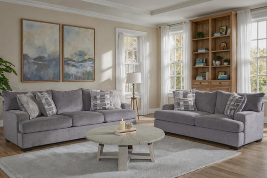 Behold Grey Sofa and Loveseat 2557