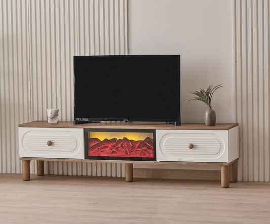 Bohem Tv Stand With Fireplace