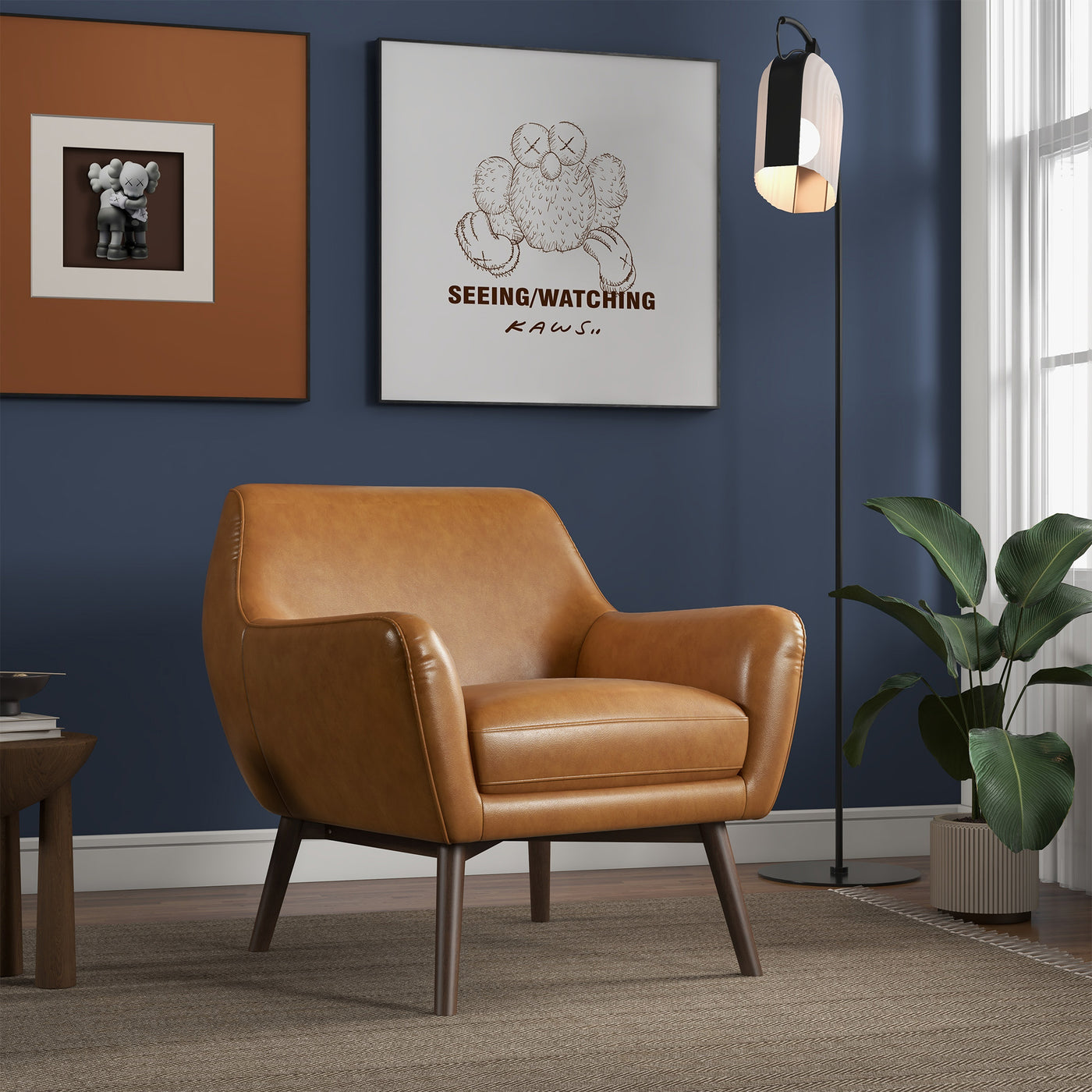 Panom Tan Genuine Leather Lounge Chair