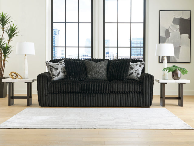 Midnight-Madness Onyx Sofa and Loveseat 98103