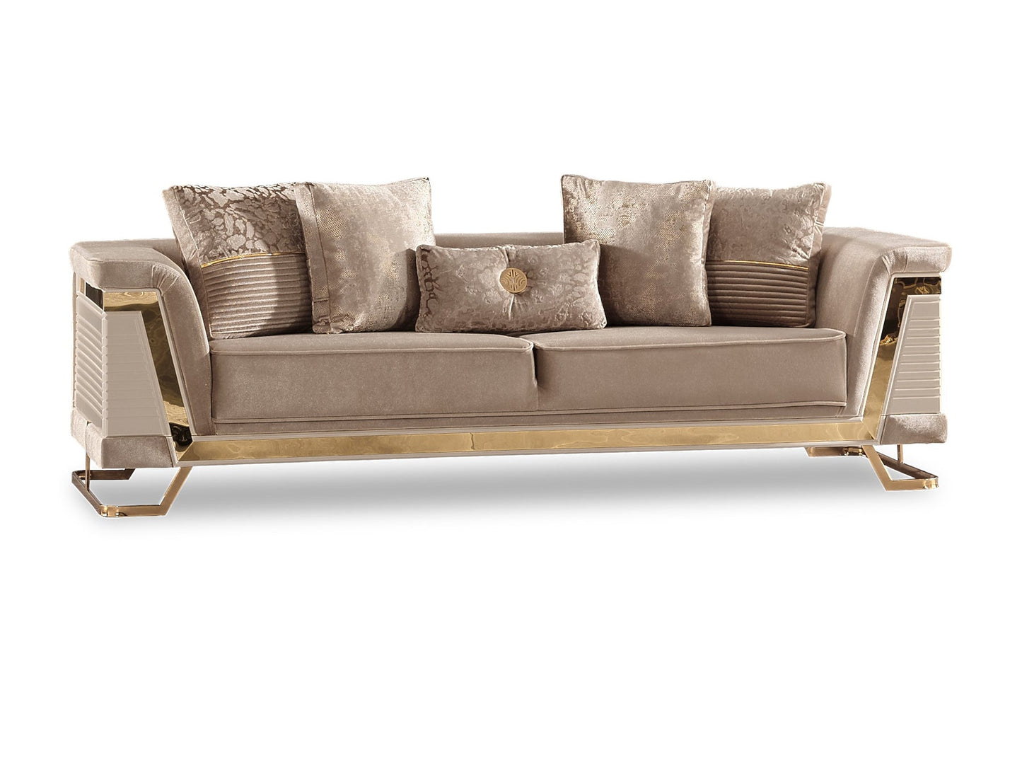 Rixos 3-pieces (Sofa & Loveseat & Chair) Livingroom Set Beige