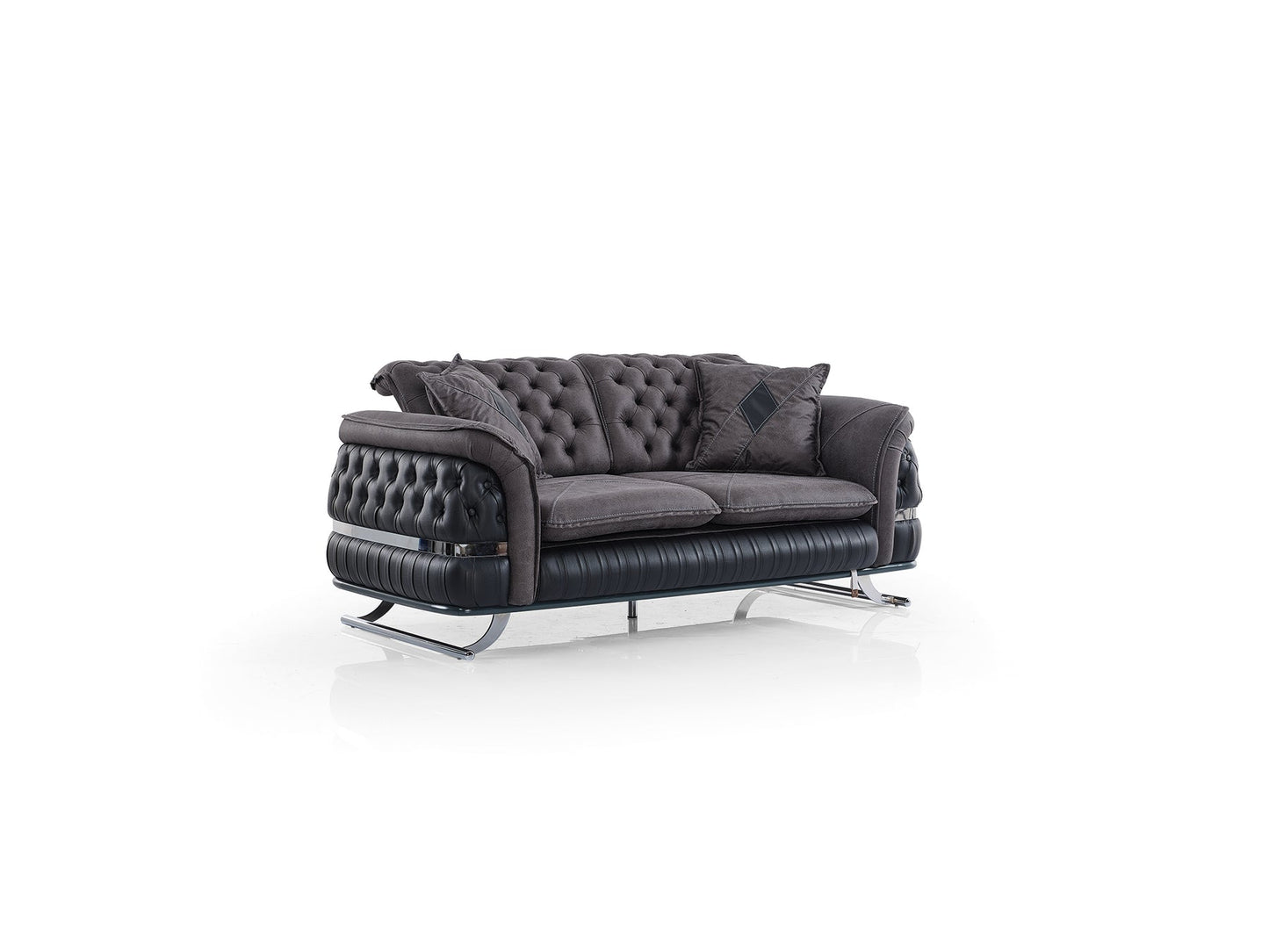 Bravo 3-pieces (Sofa & Loveseat & Chair) Livingroom Set Black