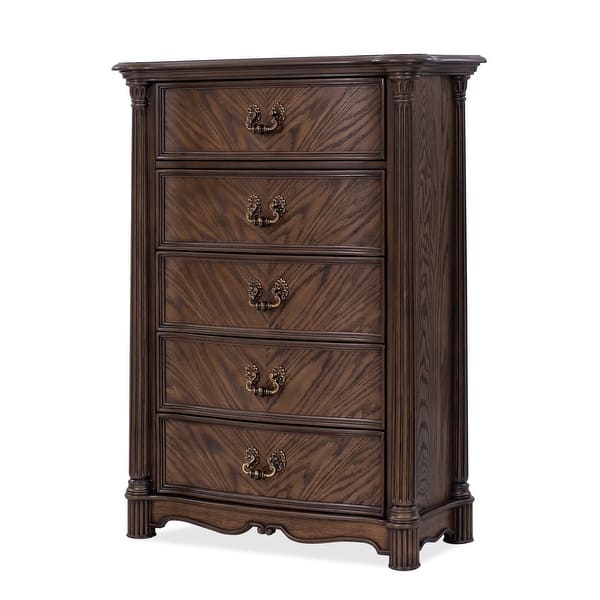 Nicole Walnut Finish Luxury Bedroom Set