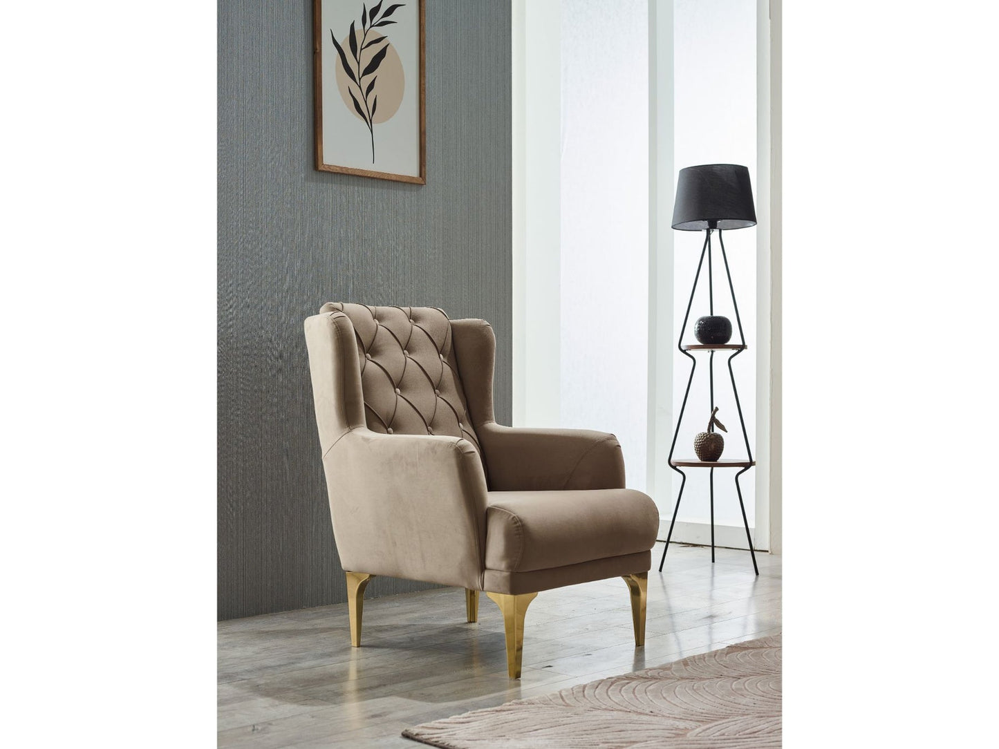 Bolivya 3-pieces (Sofa & Loveseat & Chair) Livingroom Set Beige