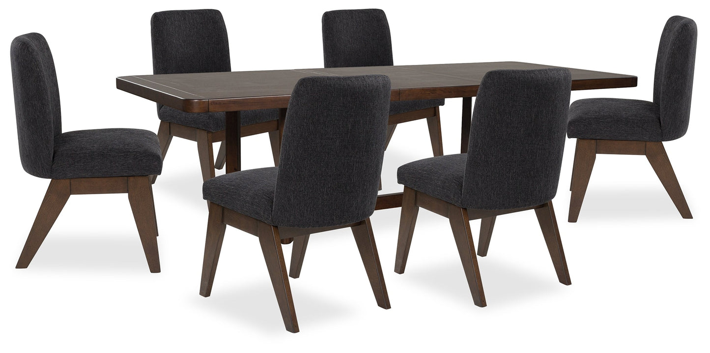 Dilenno Dark Brown Extendable Dining Room Set 85735