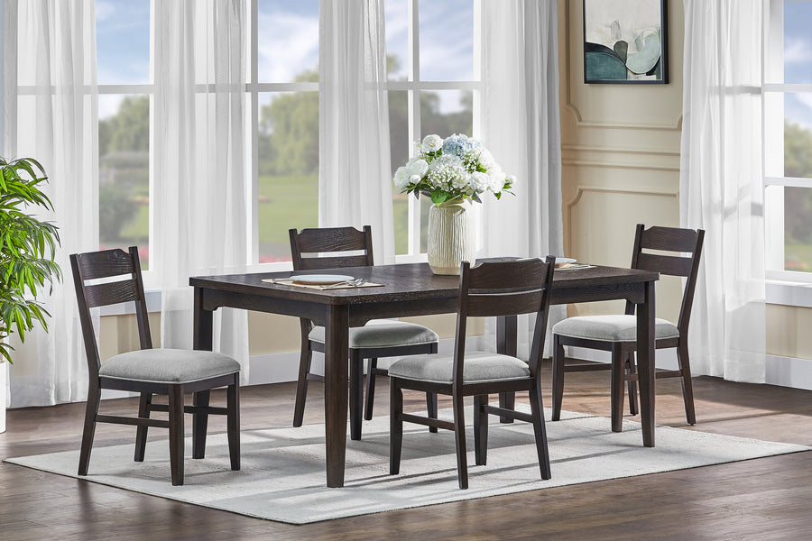 Higgins Dark Oak Dining Set 2204