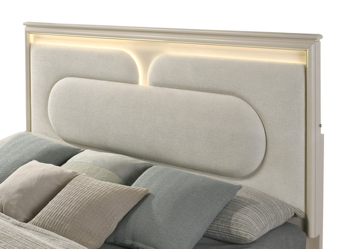 Aviana Cappuccino Foam LED Bedroom Set B6650