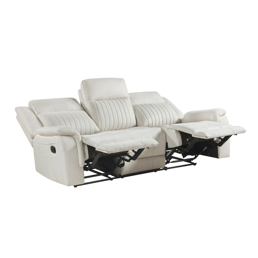 Dean Beige Double Reclining Living Room Set 9646