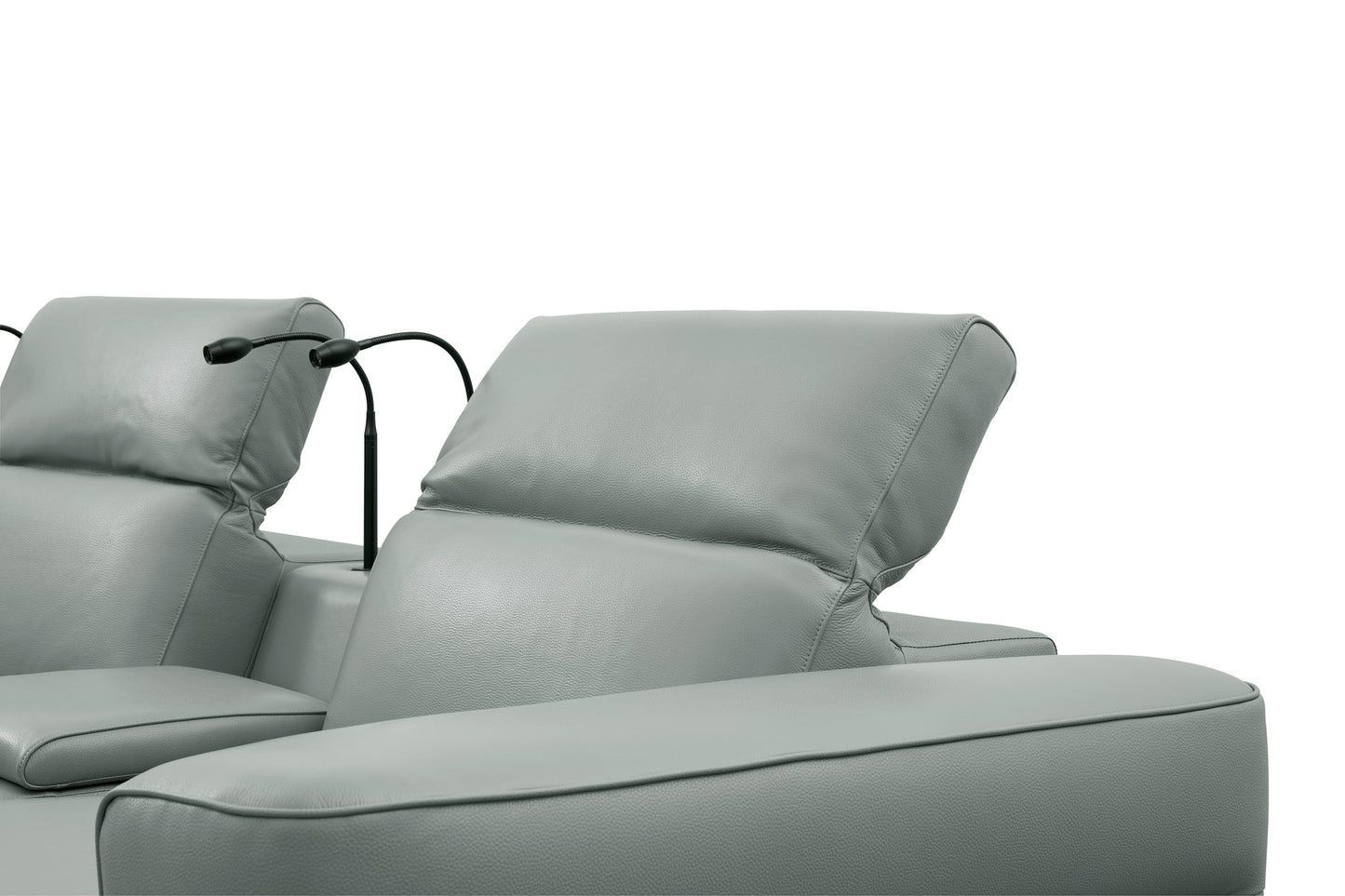 Diamante Grey 3pc POWER Reclining Sofa MI-2515