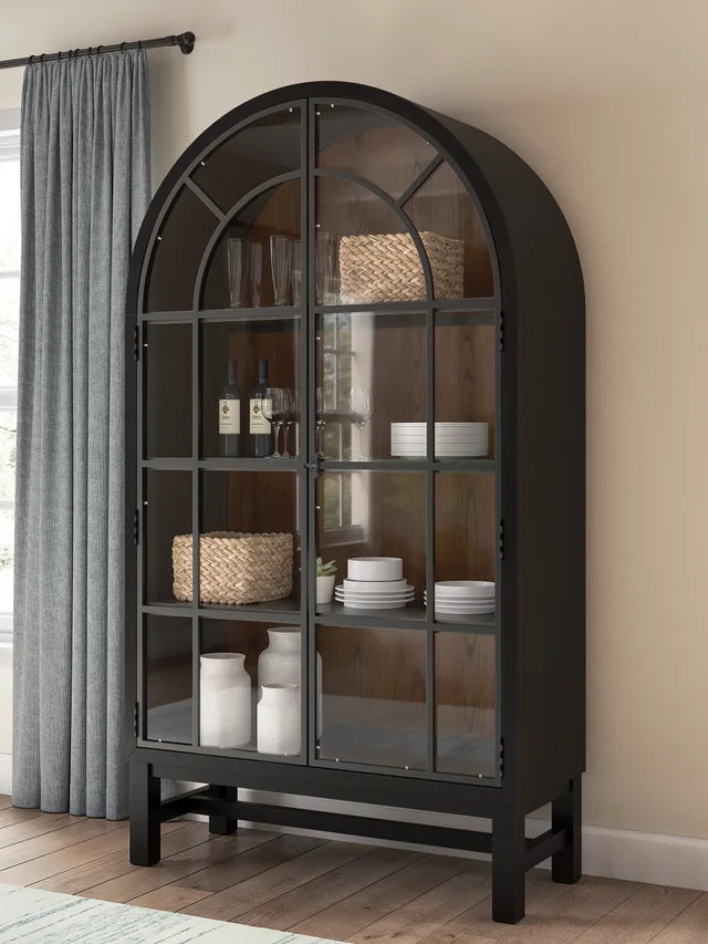 Black Display Cabinet D824-376