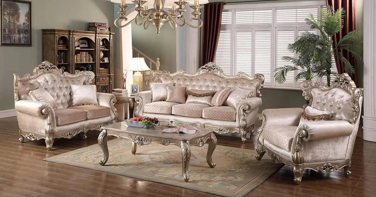 Emily  Classic Luxury Living Room Set