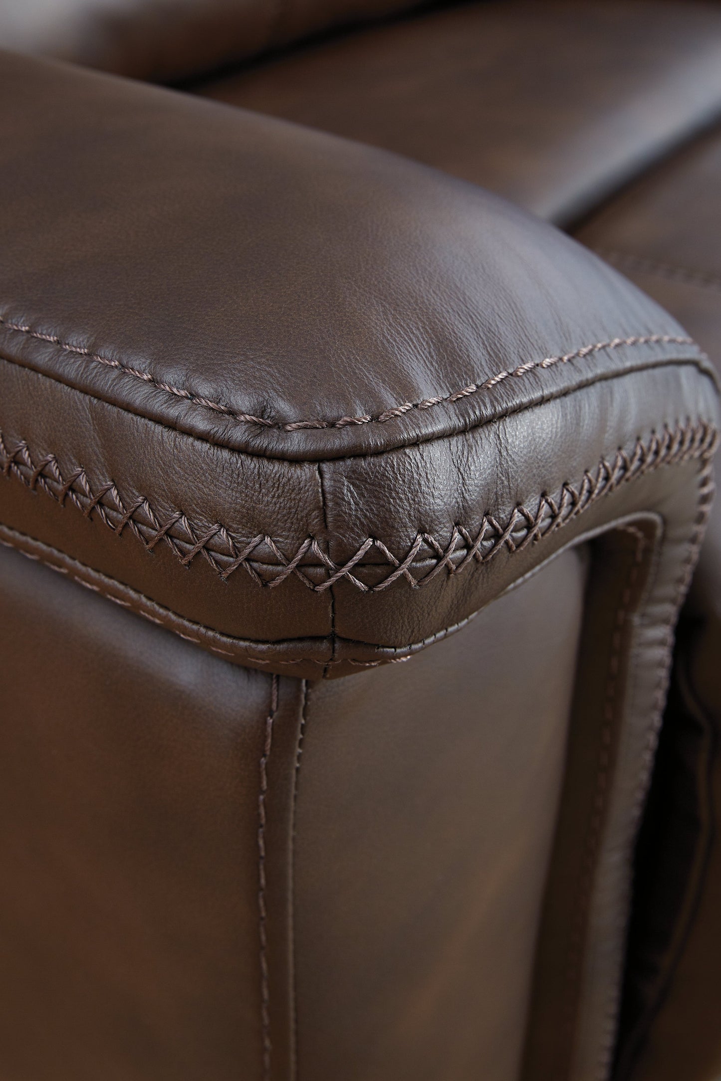 Bleckley Espresso POWER/TOP GRAIN LEATHER 6pc Reclining Sectional| PCU1200131