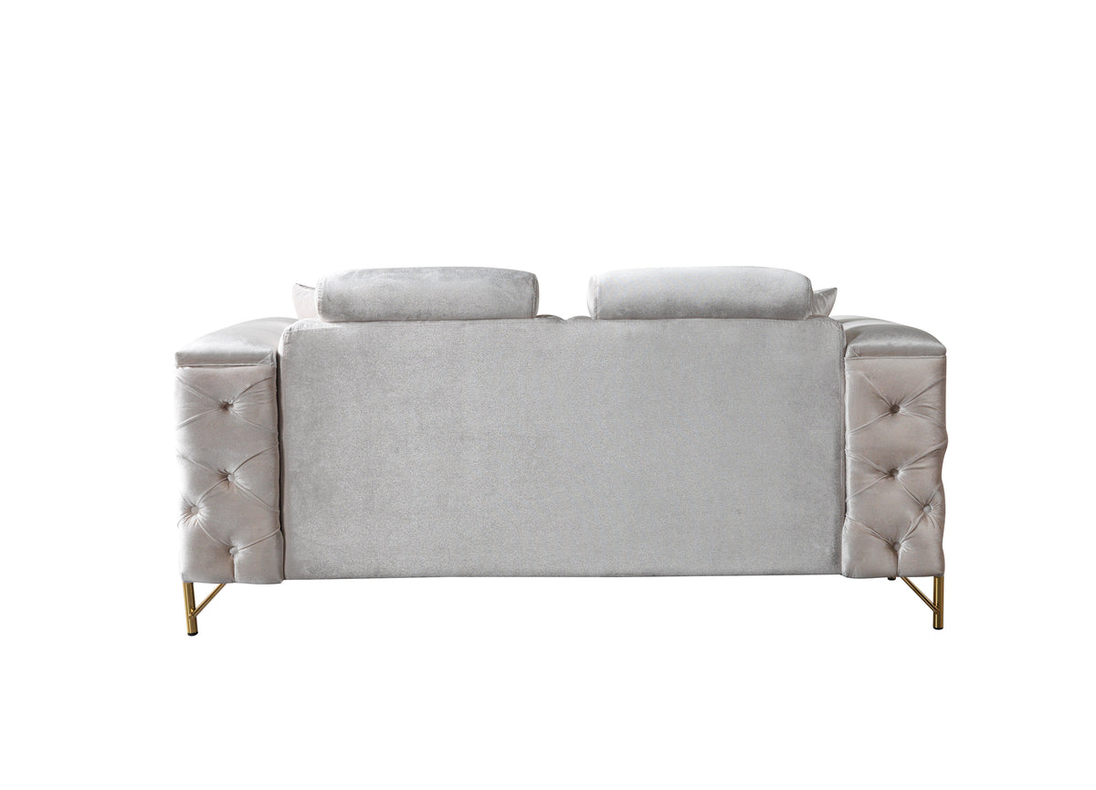 Fabiana Ivory Luxury Living Room Set