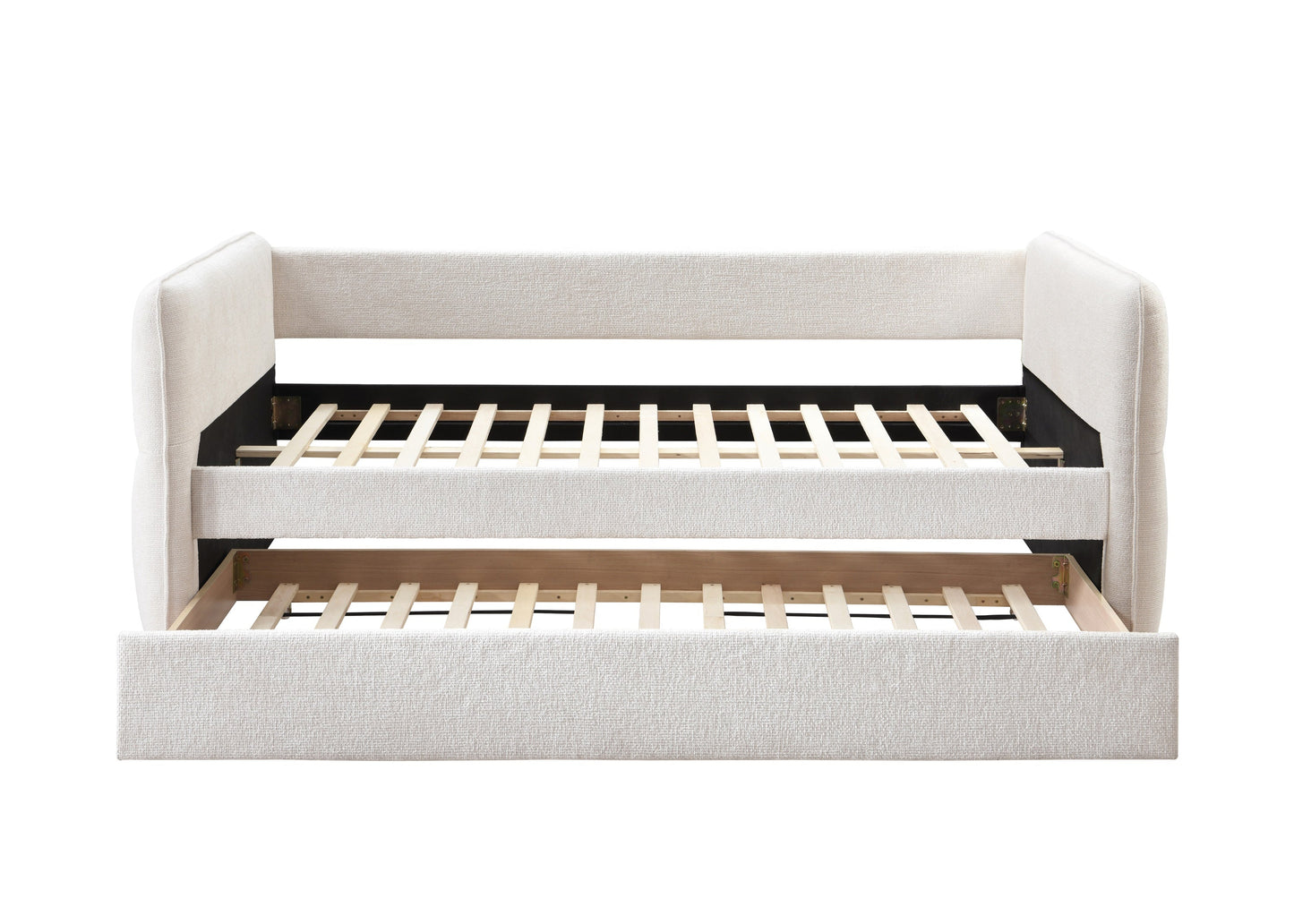 Philipa Oatmeal Tweed Daybed with Trundle 5324