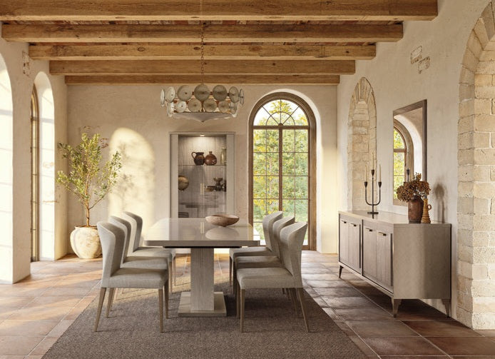 Ellen Italian Luxury 7pc Dining Room Set