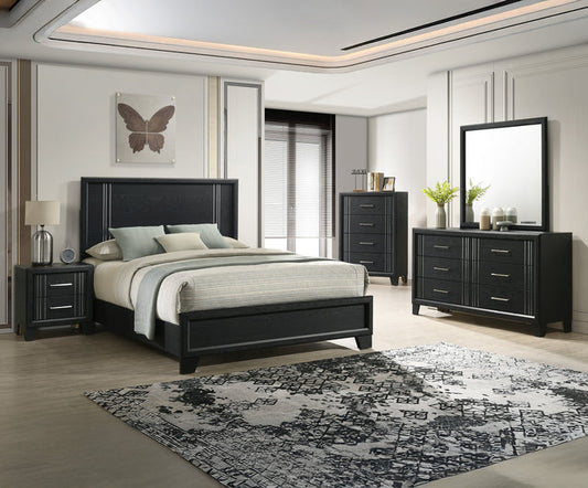 Charlie Charcoal Panel Bedroom Set B9235