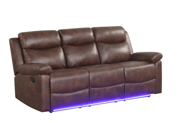 Isabel Brown Leather Reclining Set