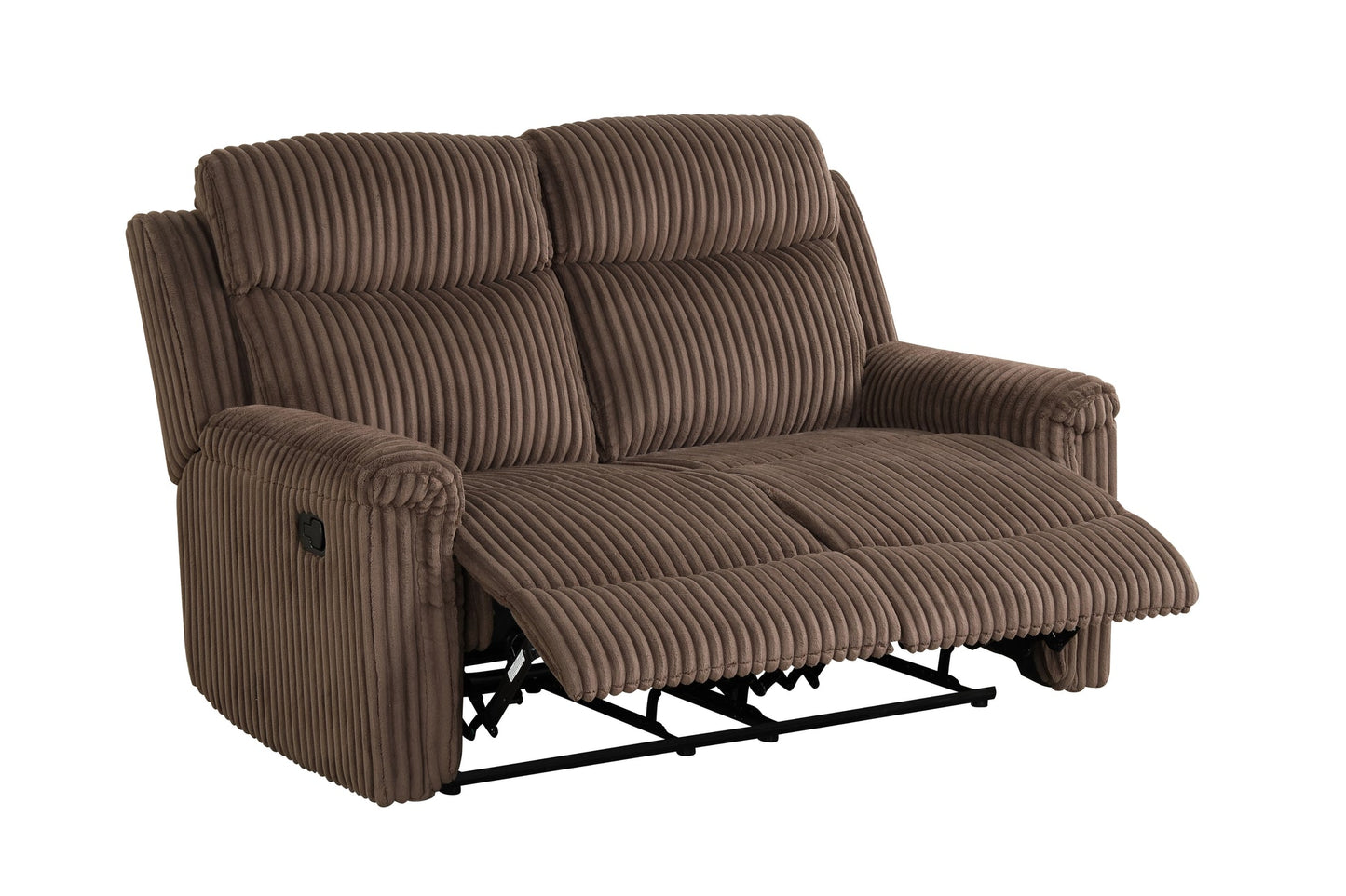 Grace Brown Corduroy 3pc Reclining Living Room Set  S8585
