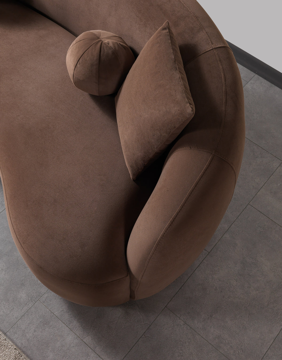 Bonita Coffee Velvet Living Room Set