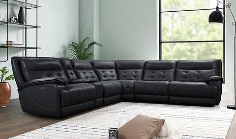 Starlight Black POWER/OVERSIZED Reclining Sectional S8900