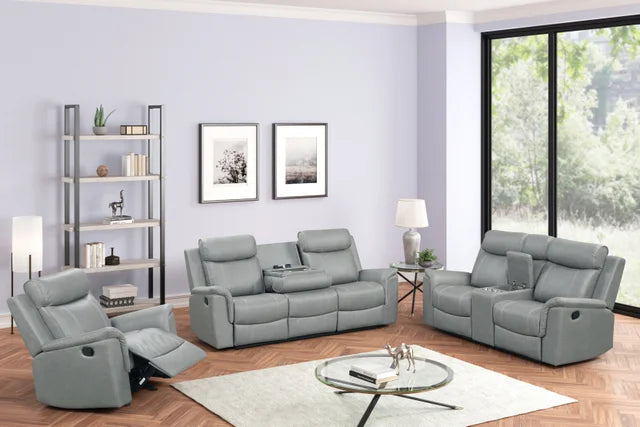 Sofia10 Gray 3pc Reclining Set