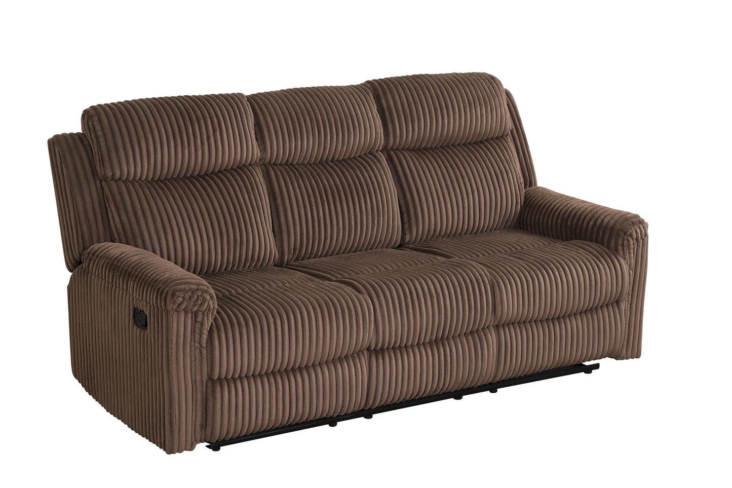 Grace Brown Corduroy 3pc Reclining Living Room Set  S8585