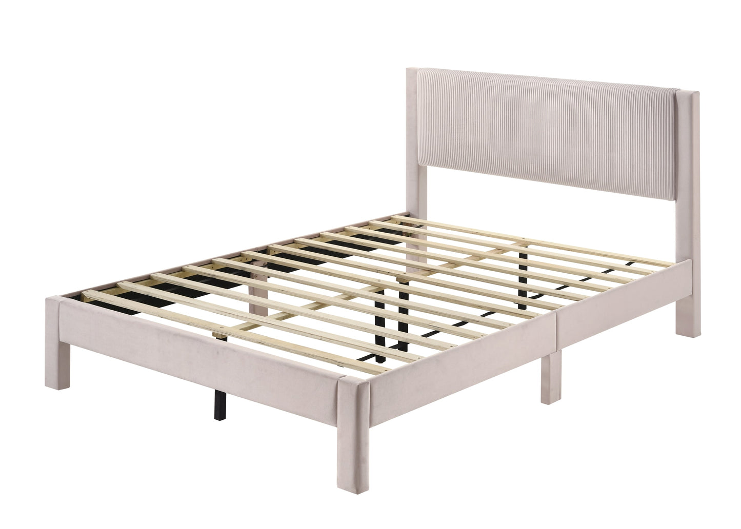 Lucia Pink Full Platform Bed 5097