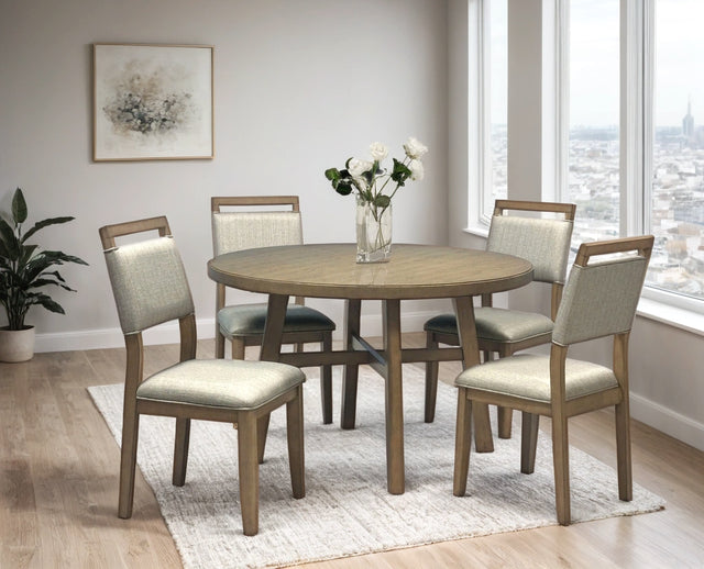 D2410 Brown 5pc Dining Room Set