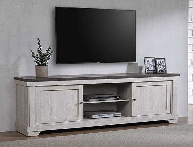 Leighton Cream/Brown 71 inch Tv Stand B8180