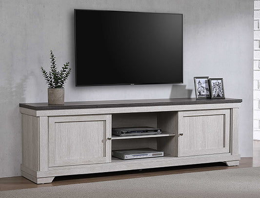 Leighton Cream/Brown 71 inch Tv Stand B8180
