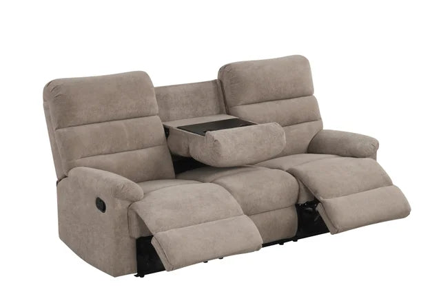 Albert21 Mocha WATER RESISTANT Fabric 3pc Reclining Set