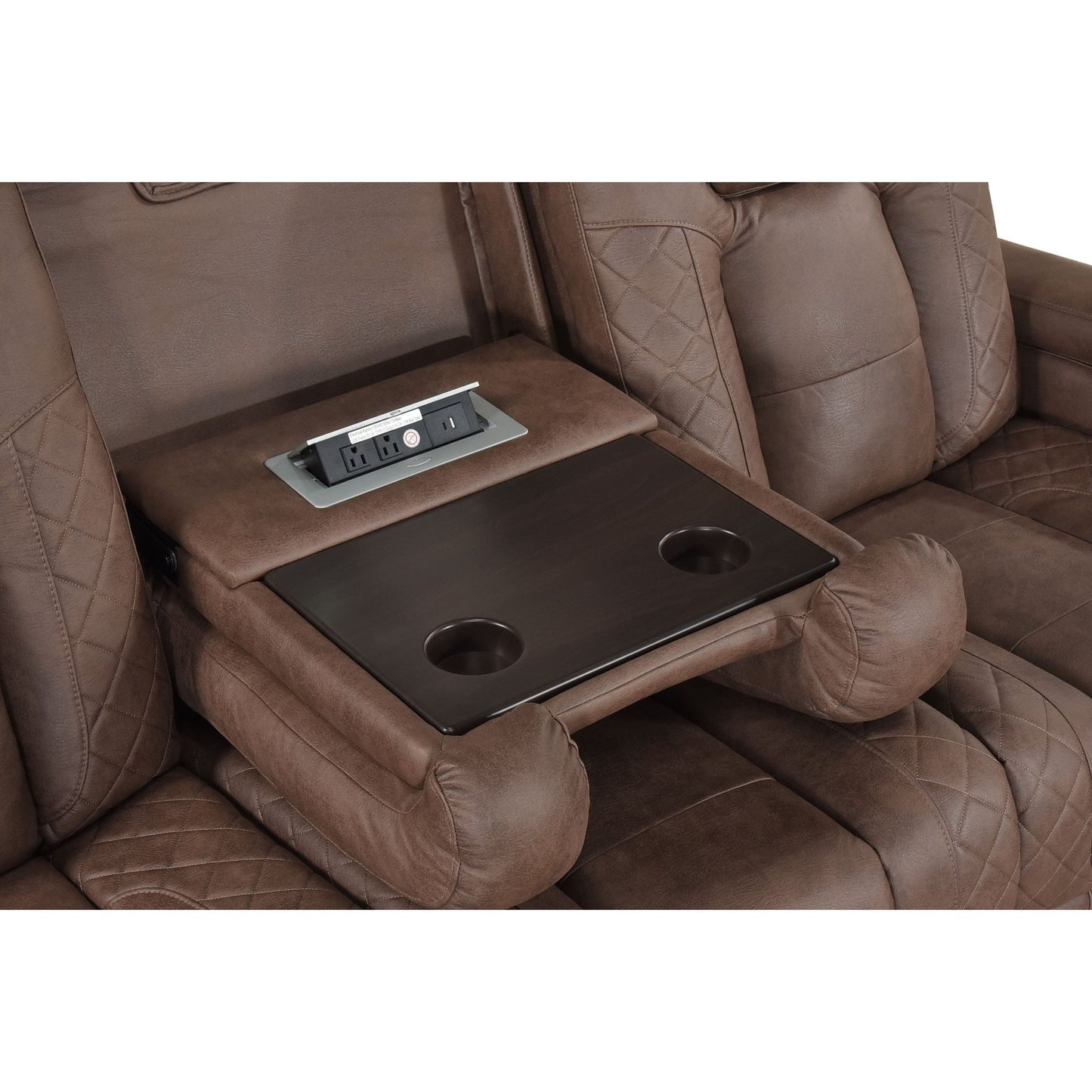 Ashley Brown POWER/LED 3pc Reclining Set S9304