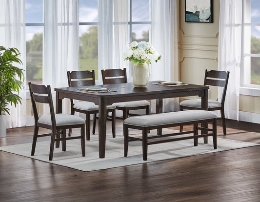 Higgins Dark Oak Dining Set 2204