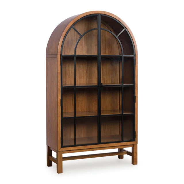 Brown Display Cabinet D824-476