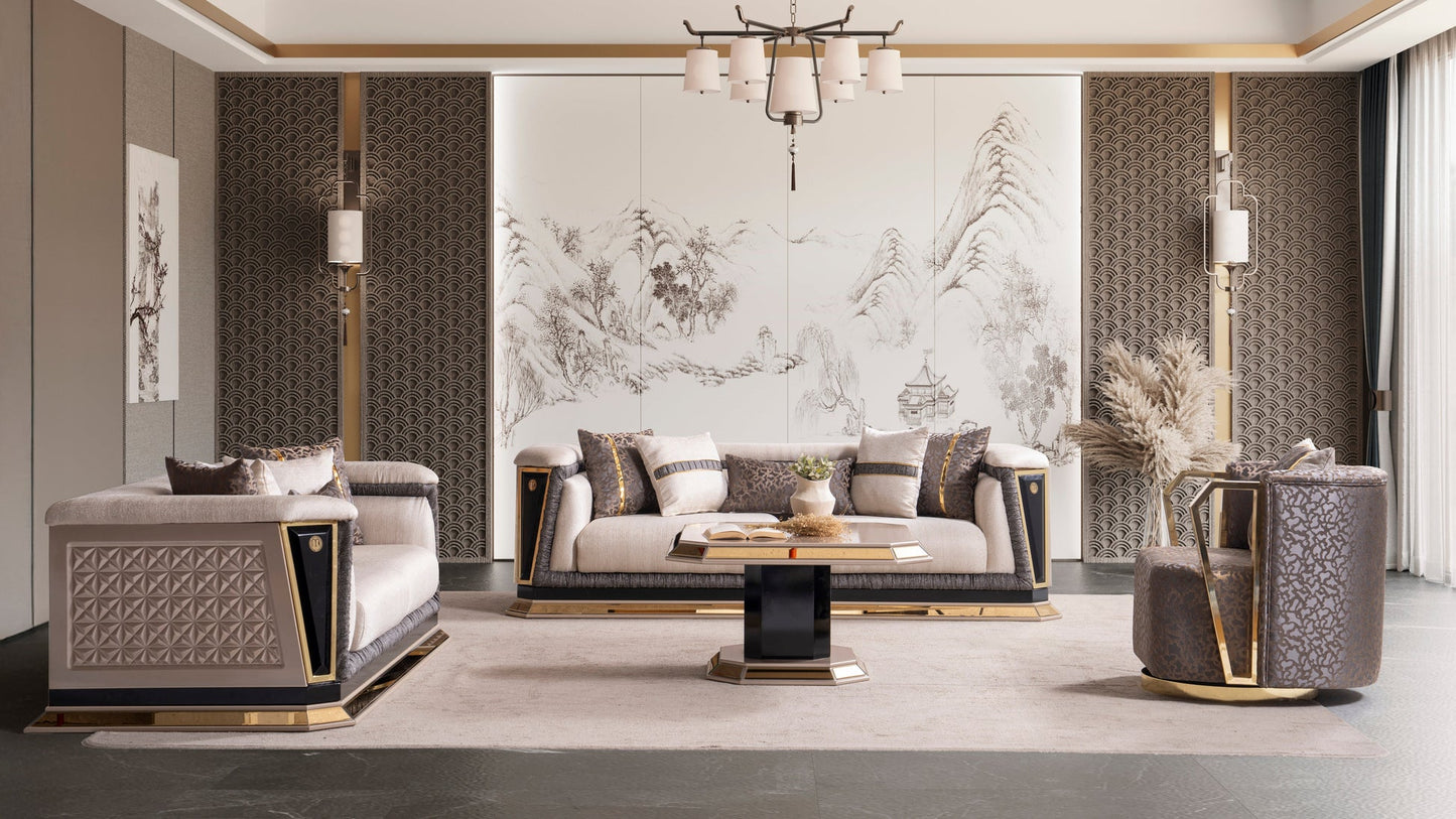 Diamond Collection Living Room Set