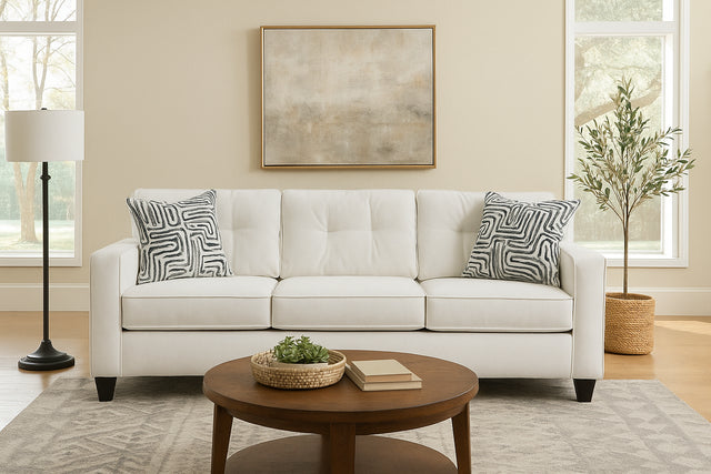 710 Cream Fabric Sofa & Loveseat