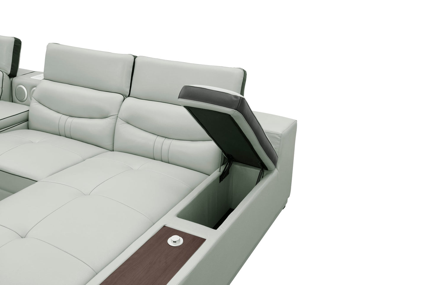 Arlet BLUETOOTH SPEAKERS Sectional Sofa MI-1850