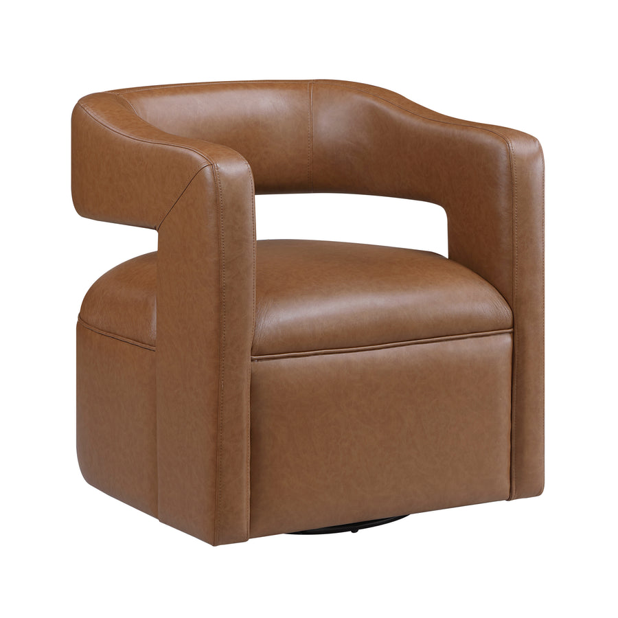 Sawyer Camel Swivel Accent Chair 1123